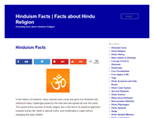 Tablet Screenshot of hinduismfacts.org